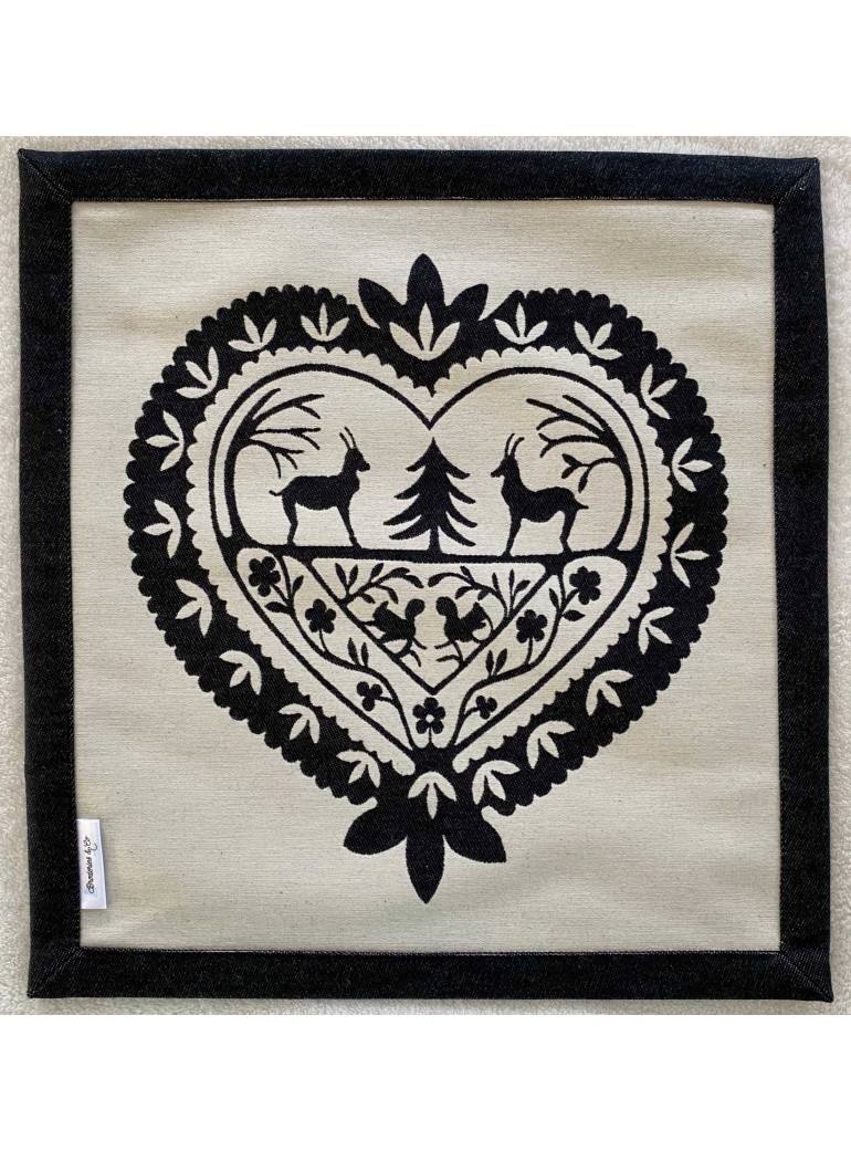 broderiesetco broderie Set de table St Martin N E cerf verso