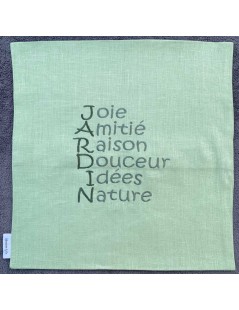 broderiesetco broderie Coussin Jardin - tilleul sauge 03