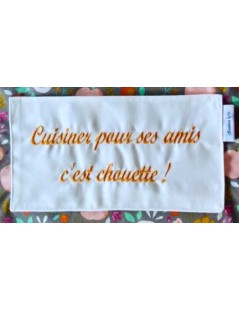 broderiesetco broderie Tablier enduit - Adulte 01B
