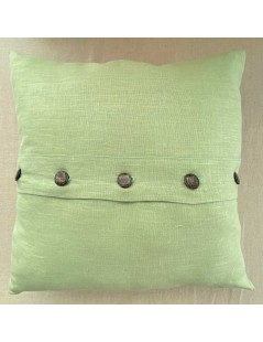 BroderiesetCo Broderie Coussin lin carré - modèle 2B