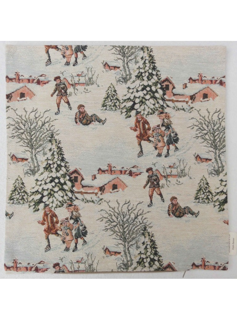 broderiesetco broderie Coussin montagne Enfants recto